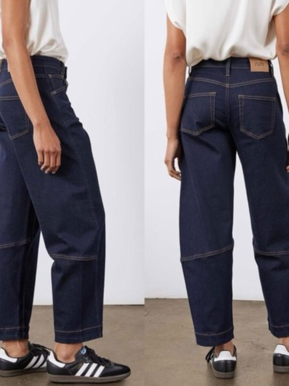Ruti The Ultimate Barrel Leg 2.0 Nyx Dark Wash Jeans Size 6
